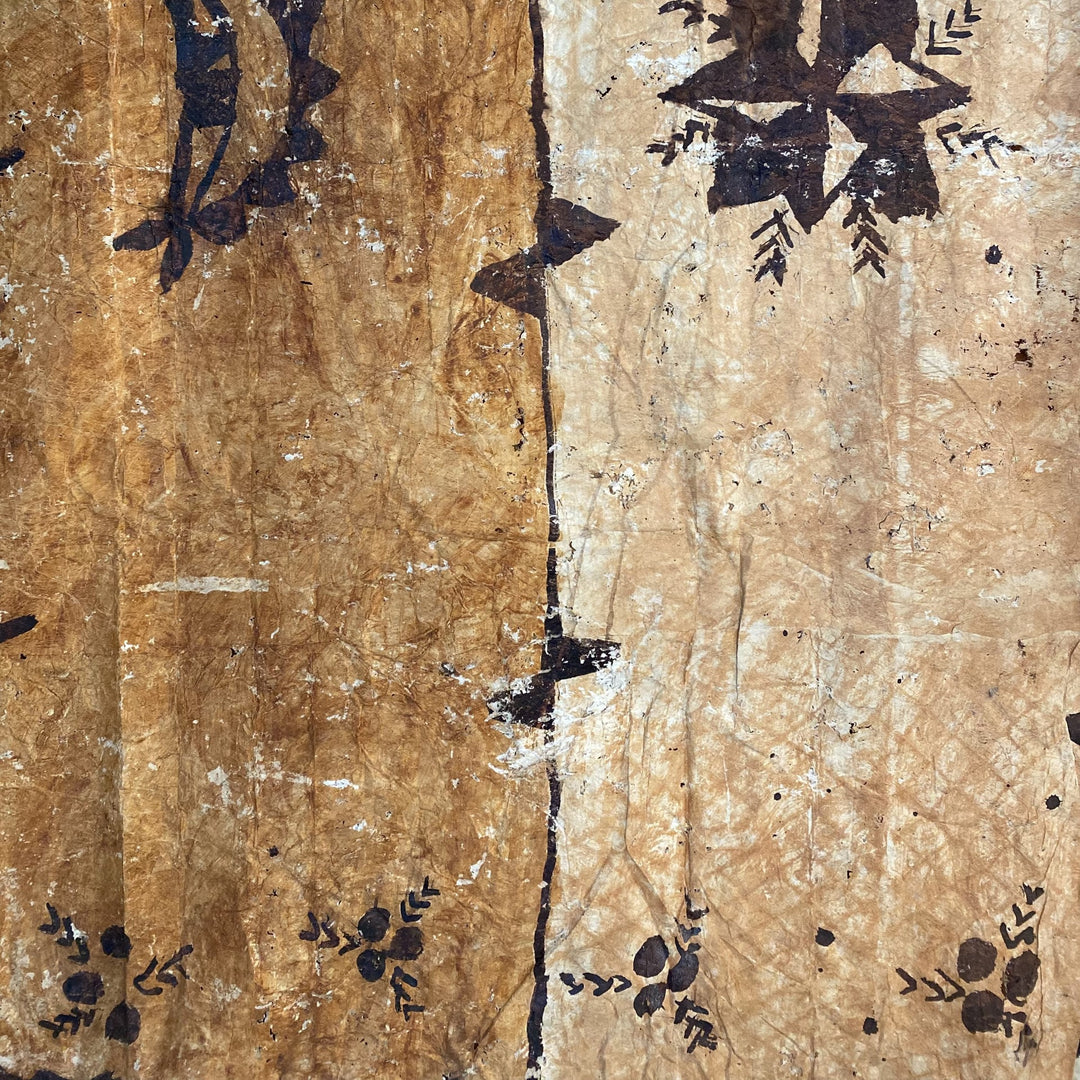 Ngatu Tonga Tapa Bark Cloth - 8.5ft x 12.5ft