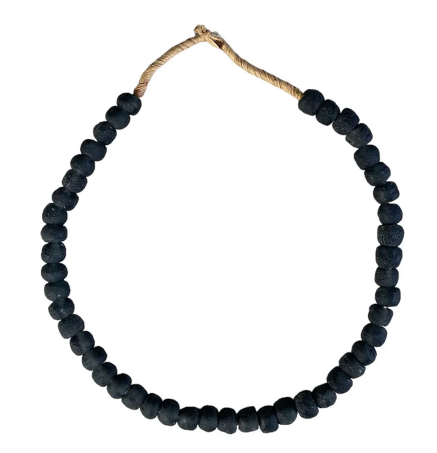 Glass Beads Black Sm