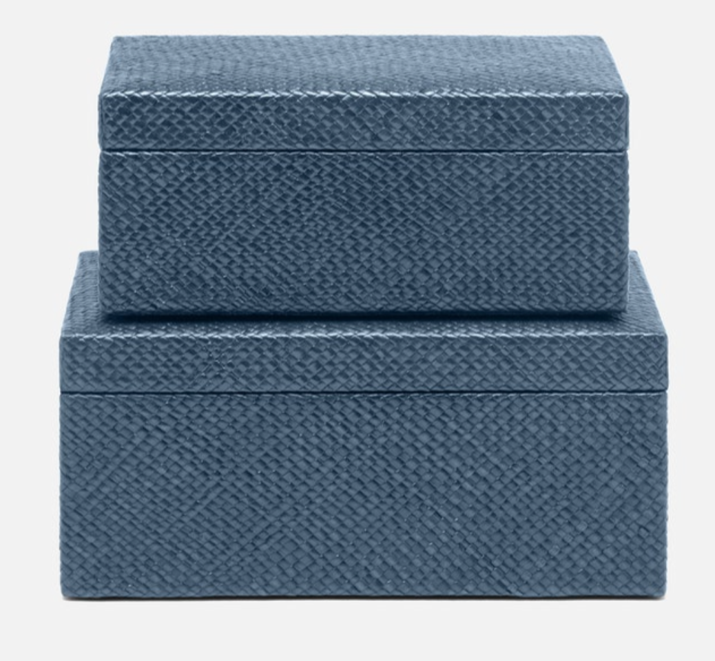 Made Goods Navy Woven Box Set
