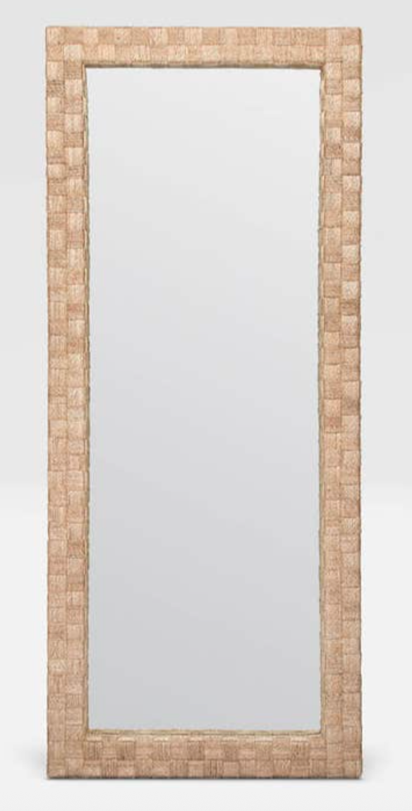Made Goods Gene Woven Full Length Mirror
