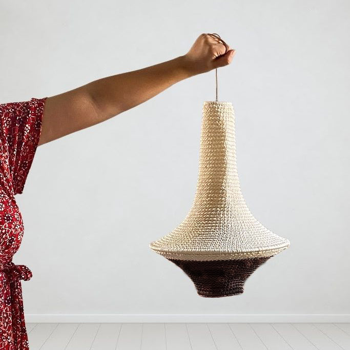 Wahad Small Crochet Hanging Lampshade