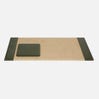 Leather desk blotter set