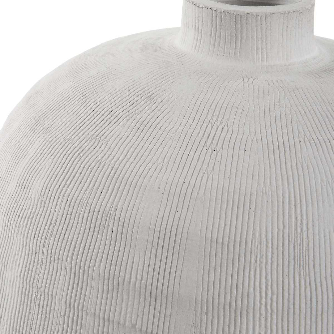 White Floreana Vase, Medium