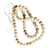 Indonesia Onyx large decorate beads 37" Long