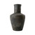 15" Earthy Gray Pottery Vase - Long Neck