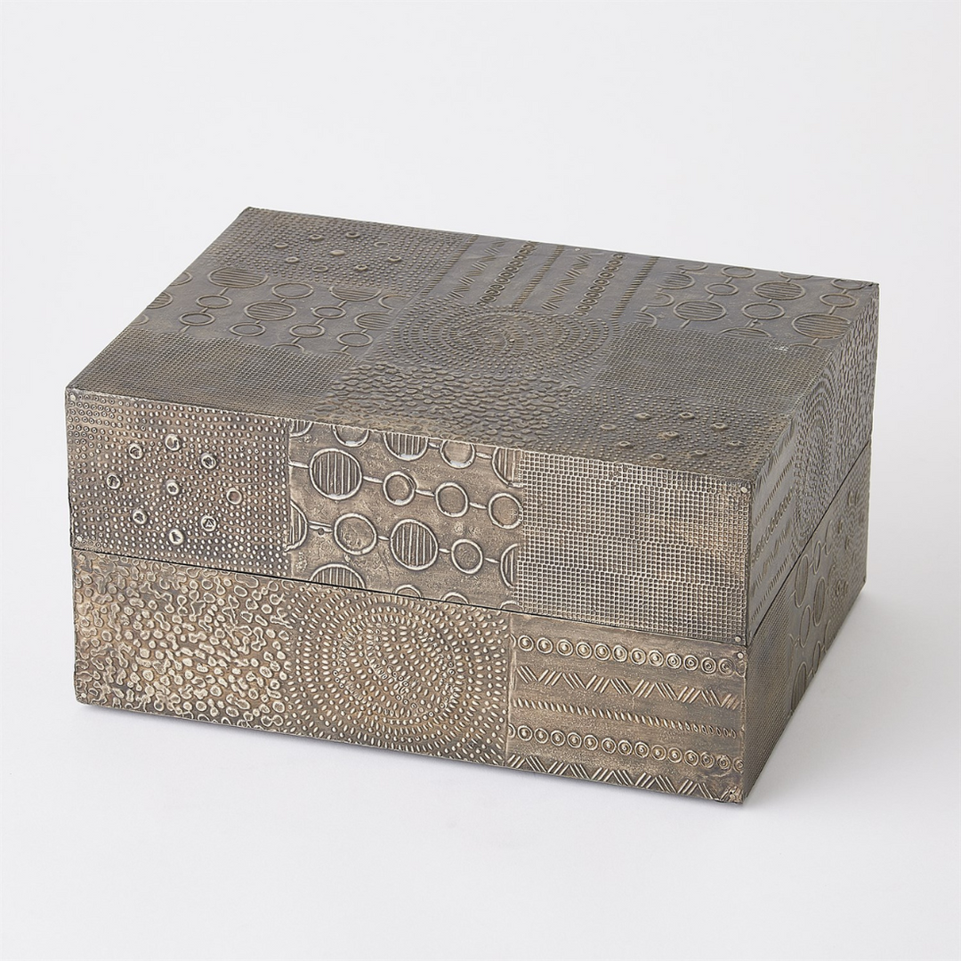 Antique Gunmetal Rectangle Box