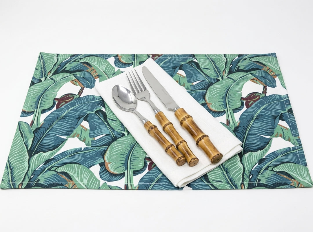 Blue Tropical Placemats