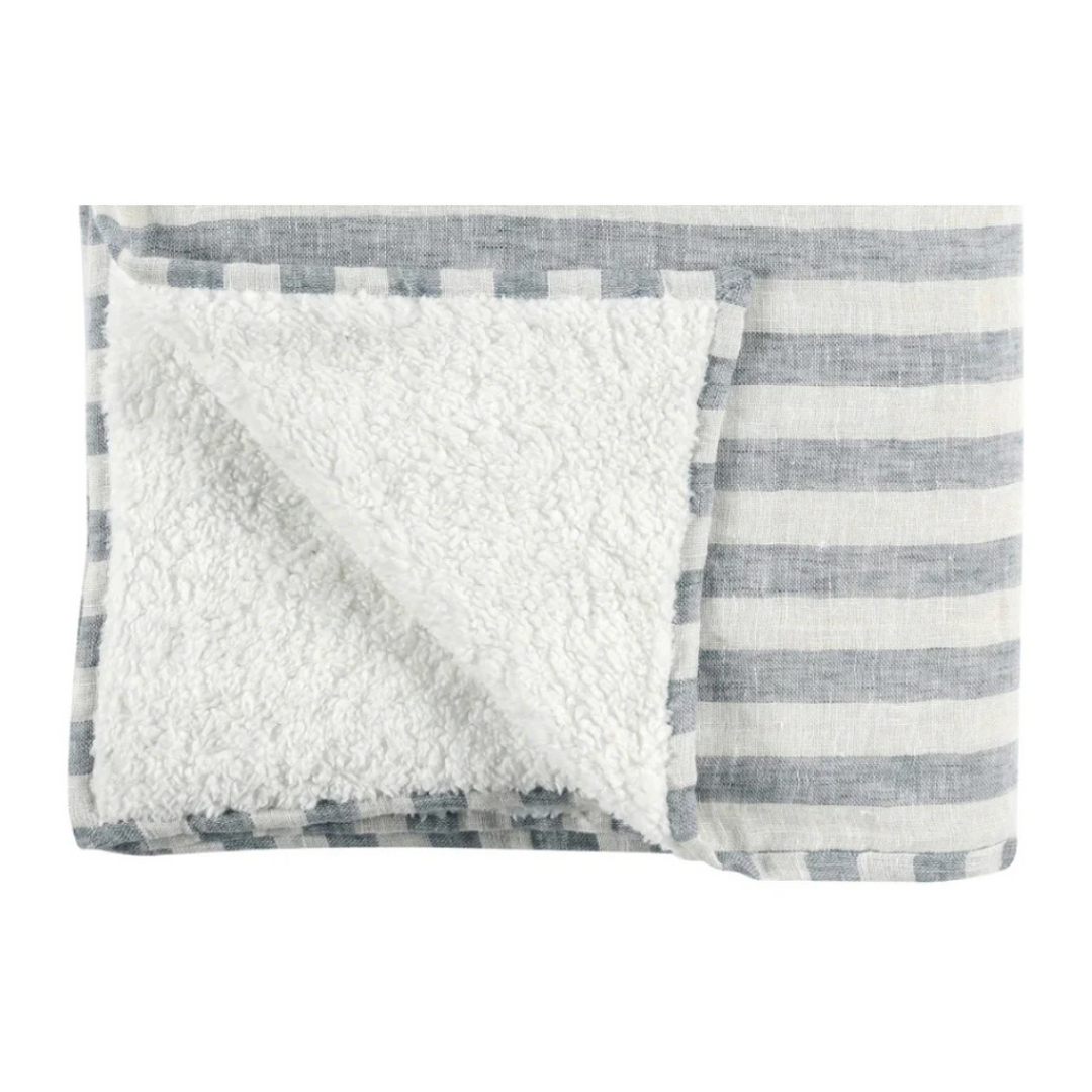 TC Cyprus Ivory/Blue Throw