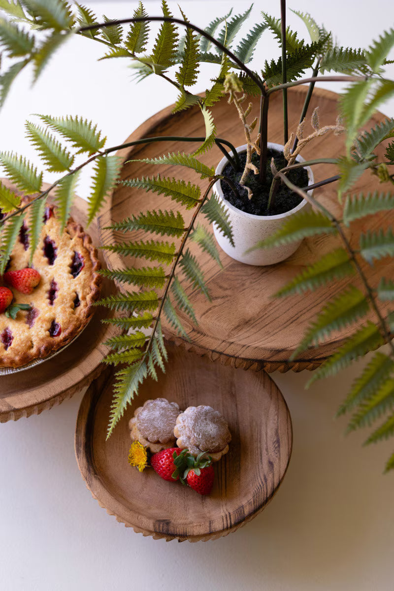 Wooden Stands- Set of 3