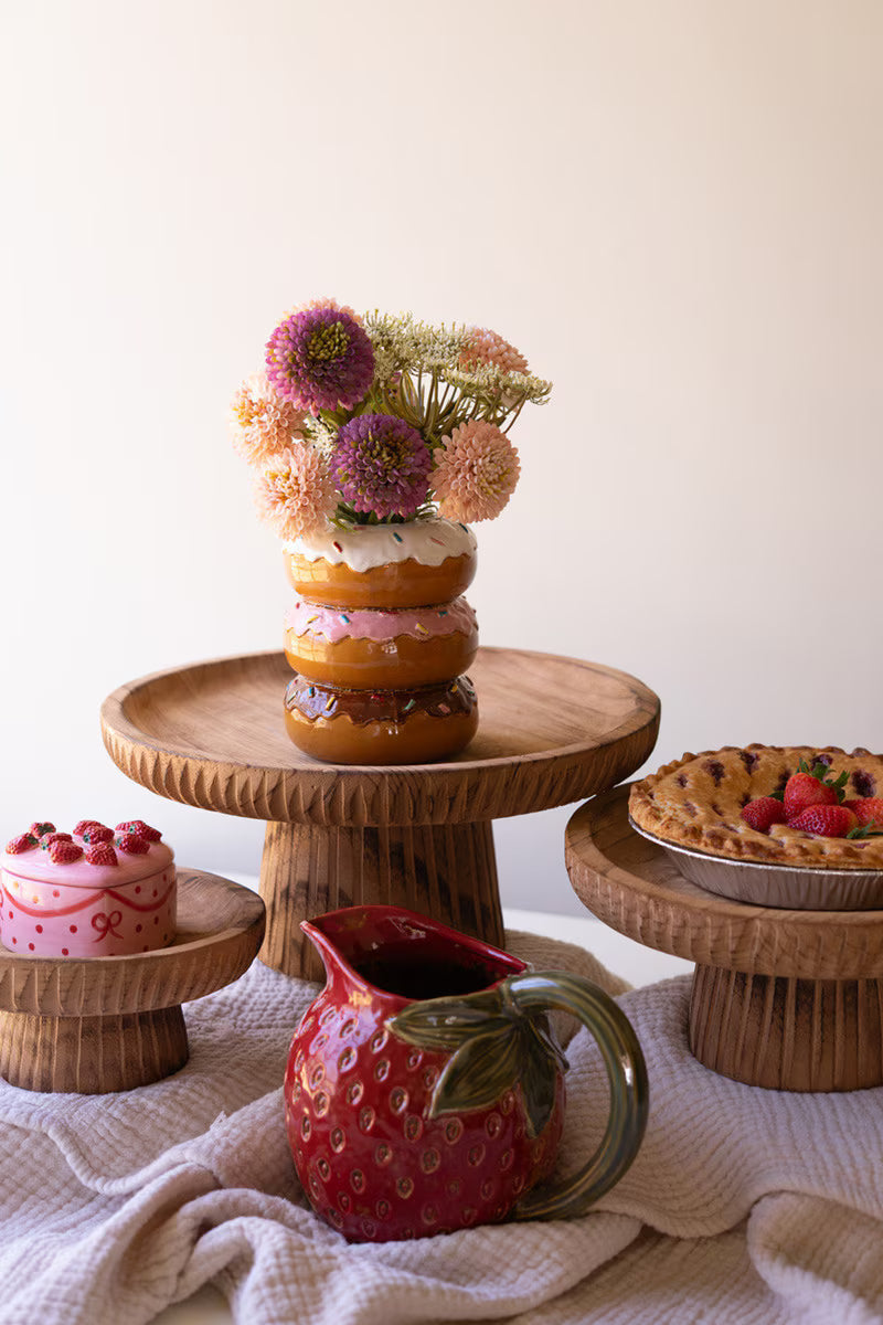 Wooden Stands- Set of 3