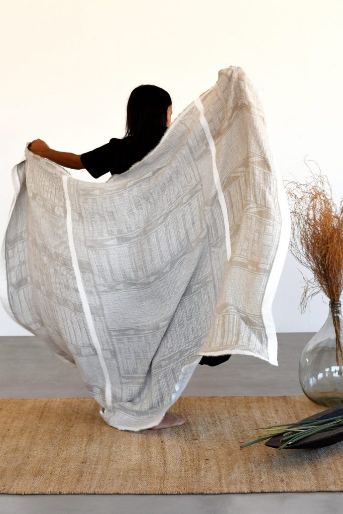 Bogolan Lounge Throw - Desert