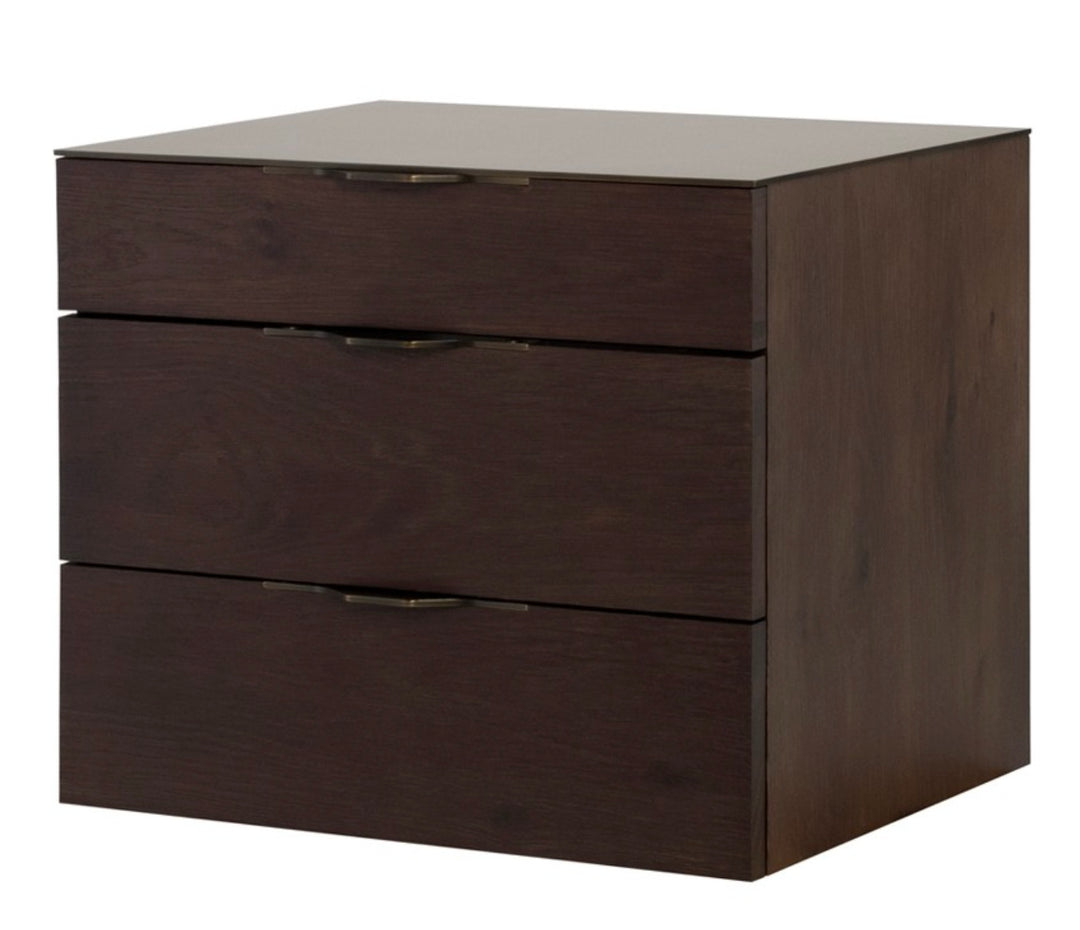 DRIFT Side Table w/ Drawers, Smoked