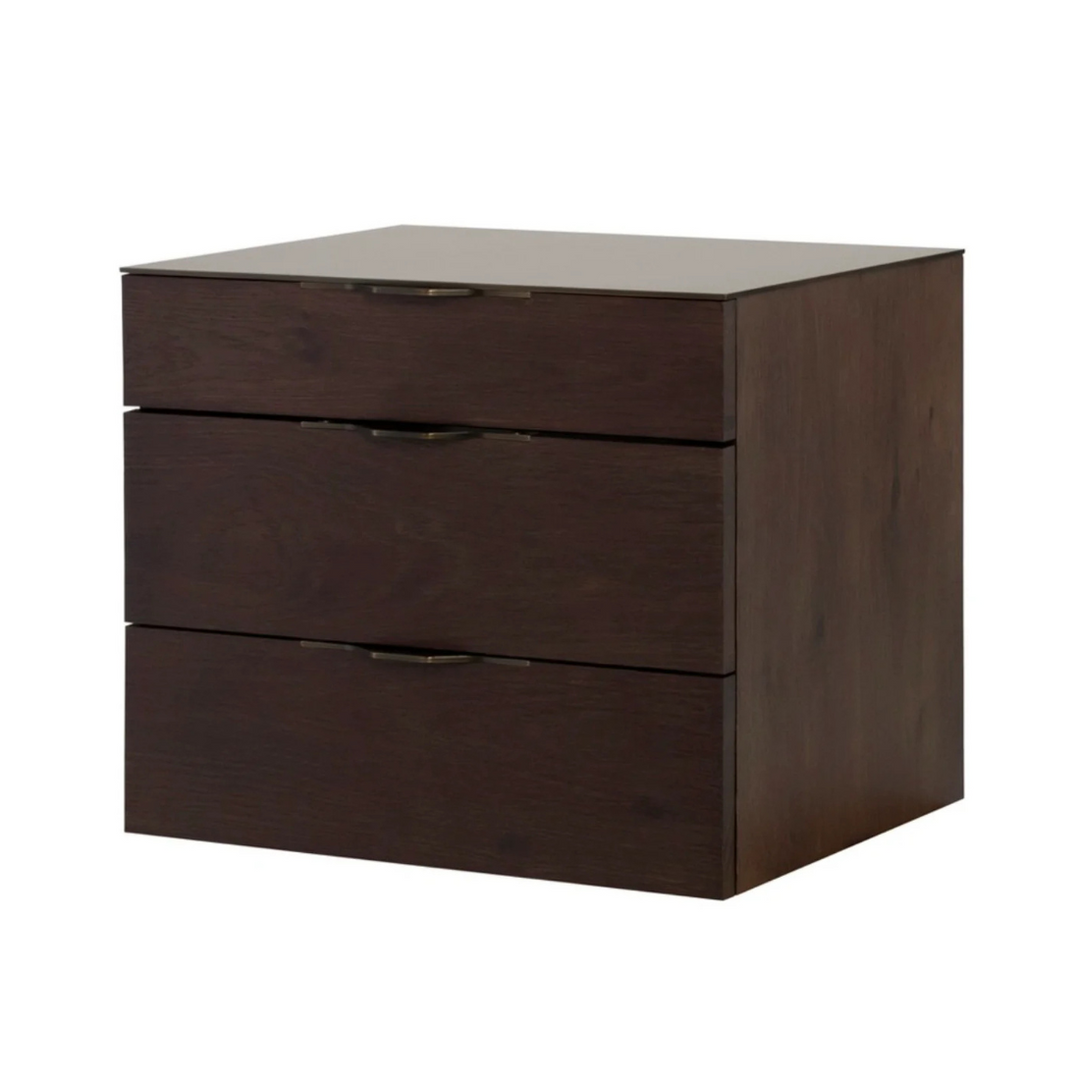 DRIFT Side Table w/ Drawers, Smoked