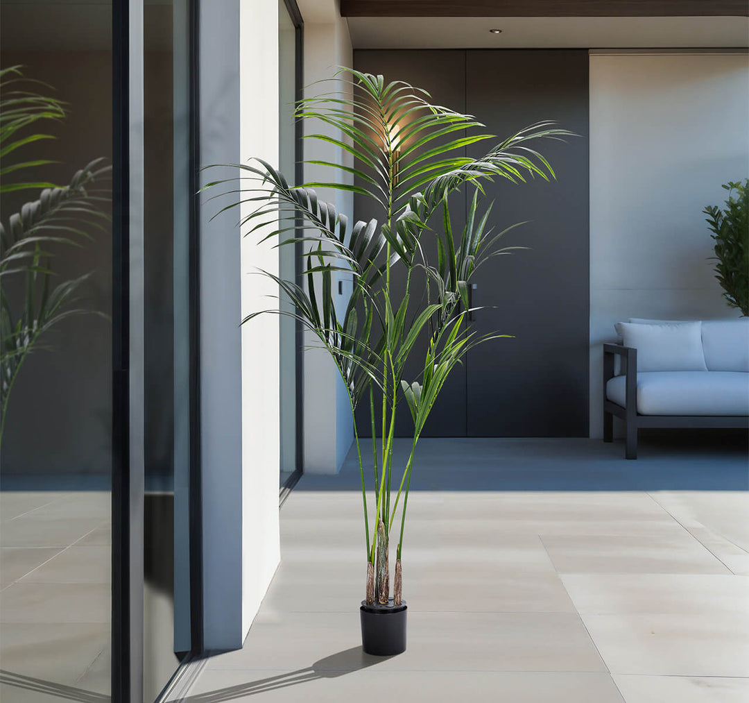 Faux Kentia Palm Tree, UV Outdoor 68"
