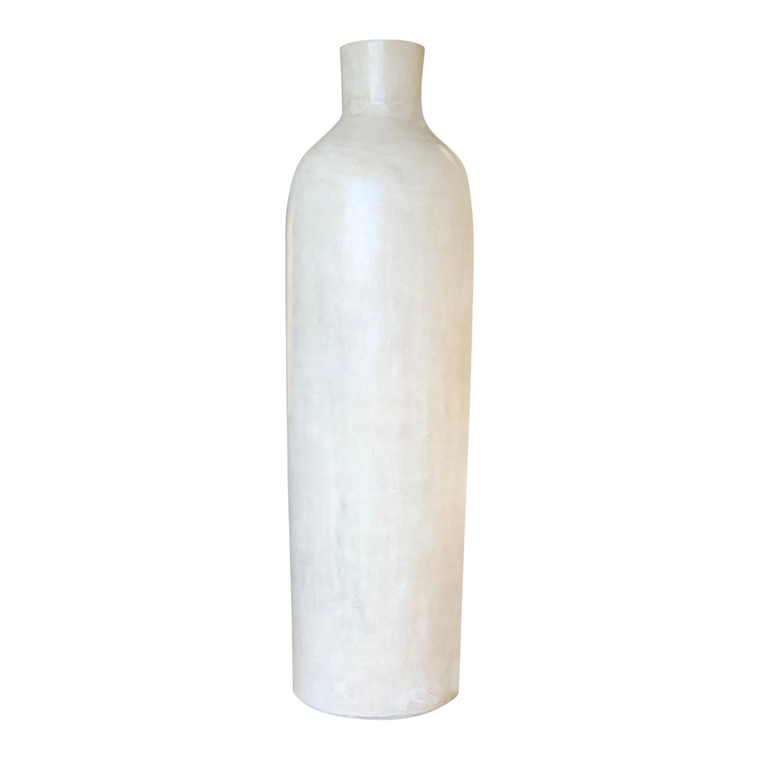 27" Hopson Cement Vase Light Gray