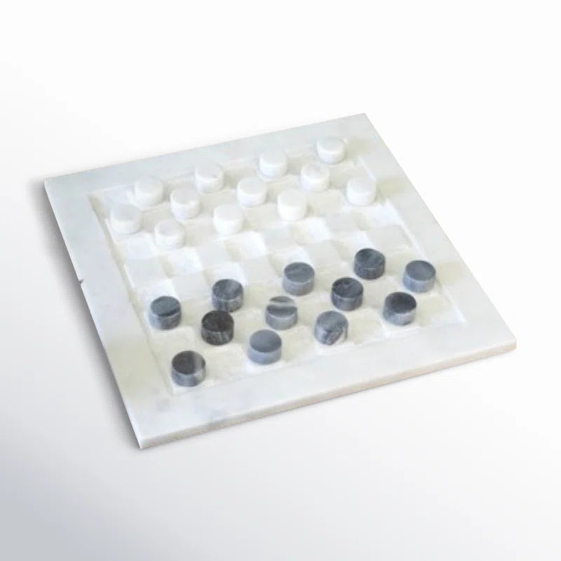 MARBLE CHECKERS SET