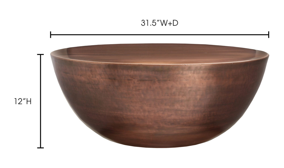 Copper Drum Coffee Table