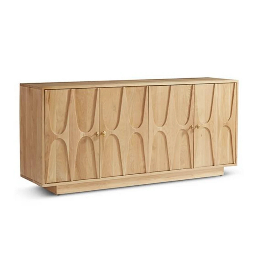Roma Solid Oak Sideboard - Natural