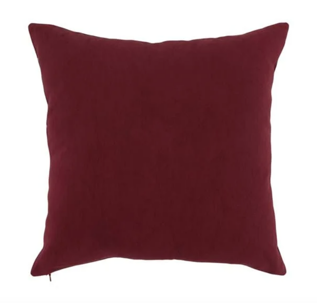 Monica Rasberry Red Pillow