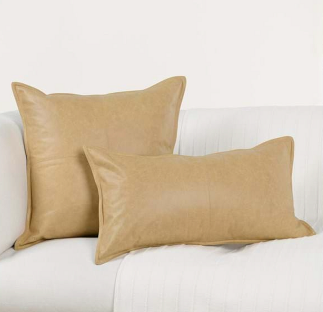 SLD Leather Pillow