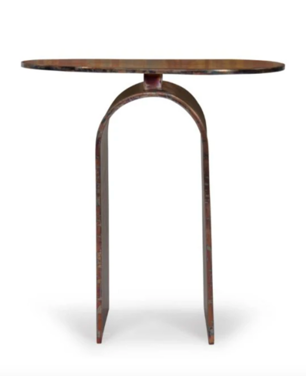 Vault Oxidized Side Table – ROOST Design Hale