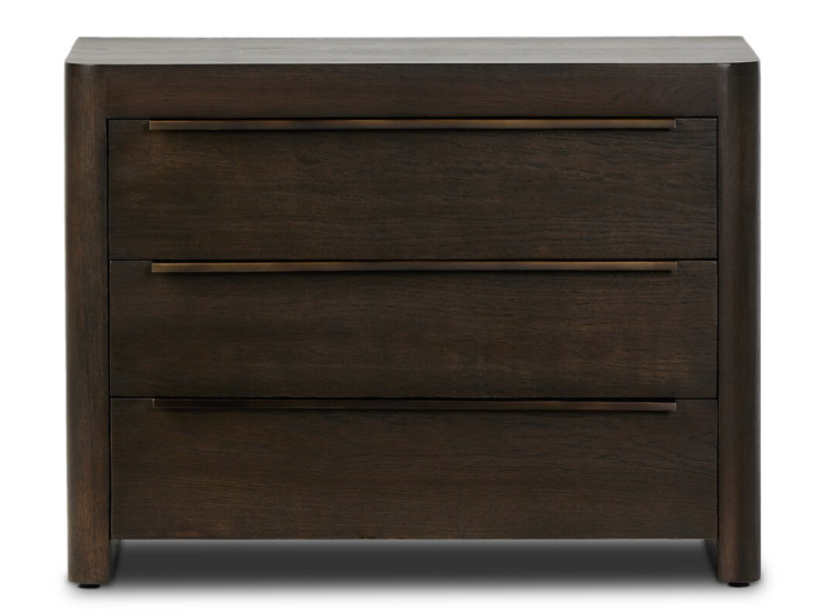 Bruce Espresso Oak Nightstand