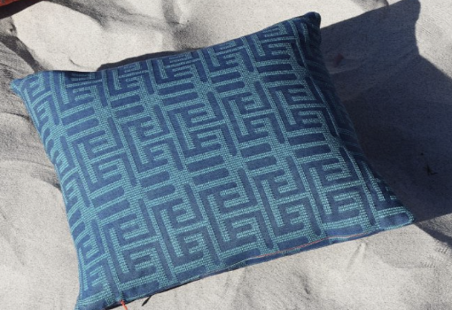 Kuba Summer Cushion - Lagoon