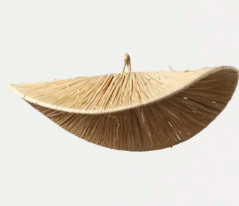 Moroccan Raffia Lamp Elegante Form