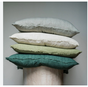 Linen pillow, 24x24