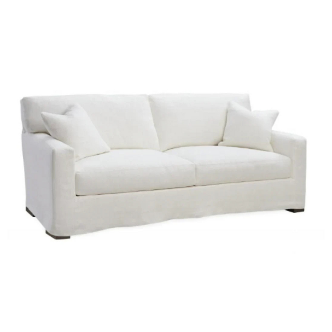 Slipcovered Sahara Sands Linen Sofa