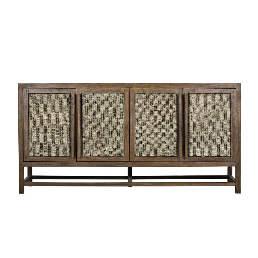 Thalassia Wood and Seagrass Cabinet