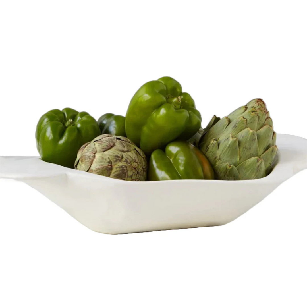 Mod White Dough Bowl, Small
