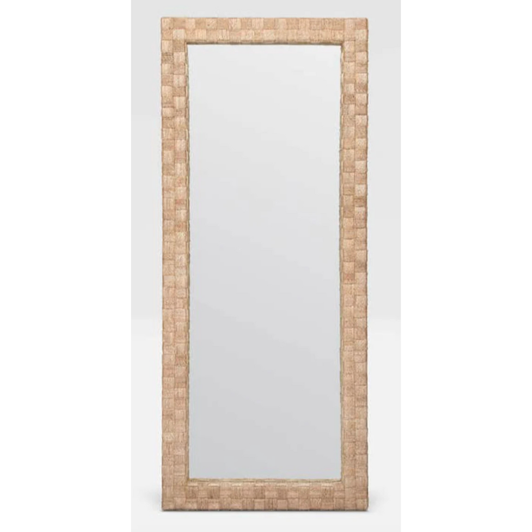 Made Goods Gene Woven Full Length Mirror
