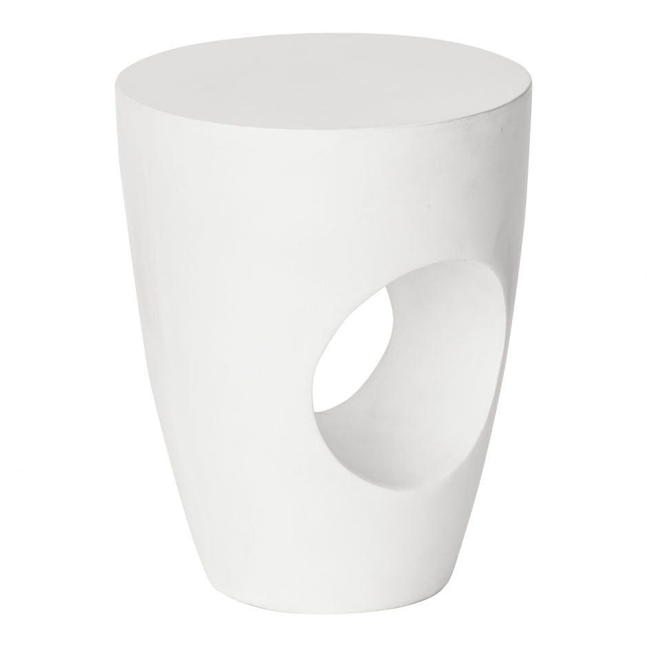Outdoor Stool Cream White