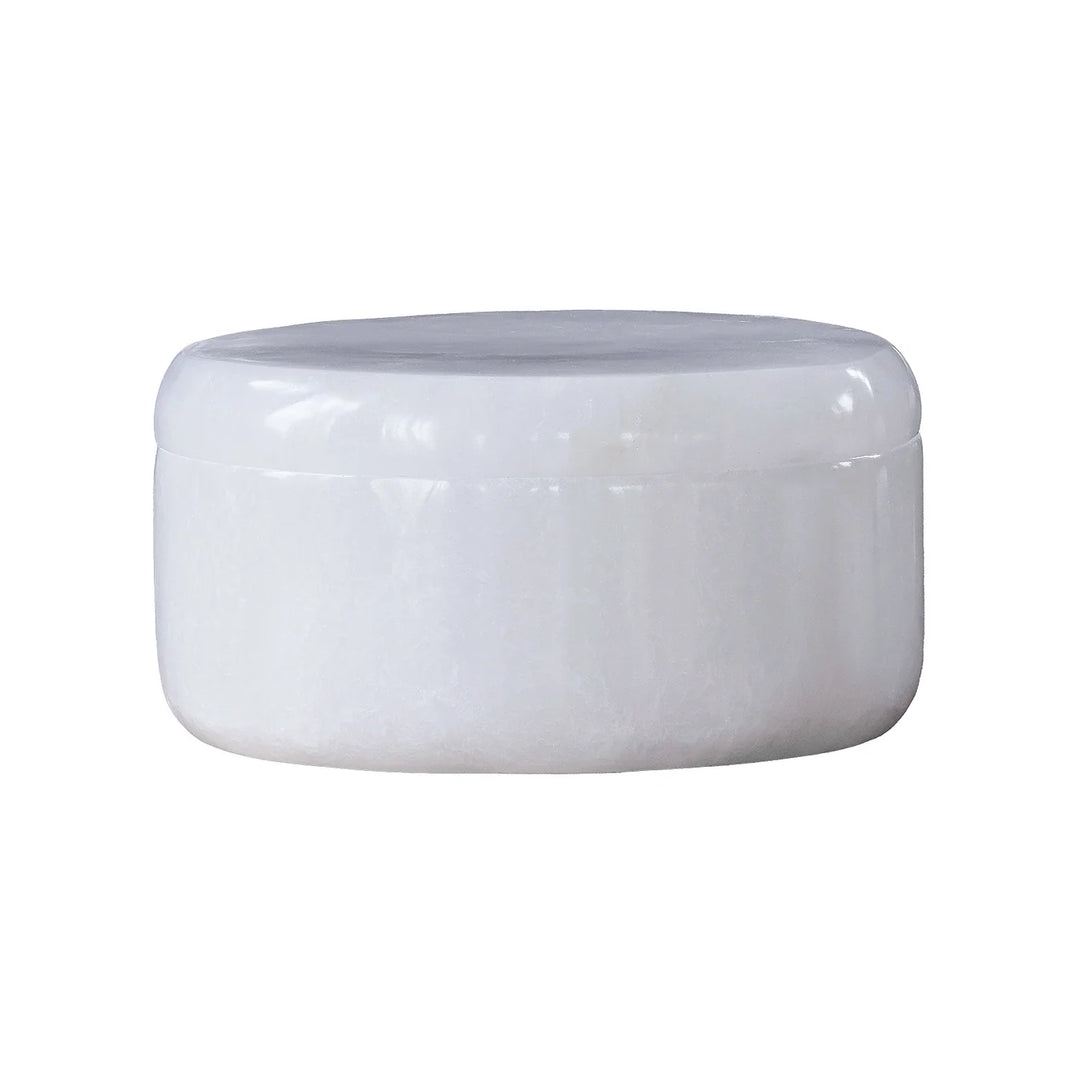 Round Alabaster Jar